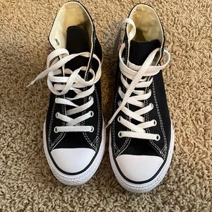 High top converse black
